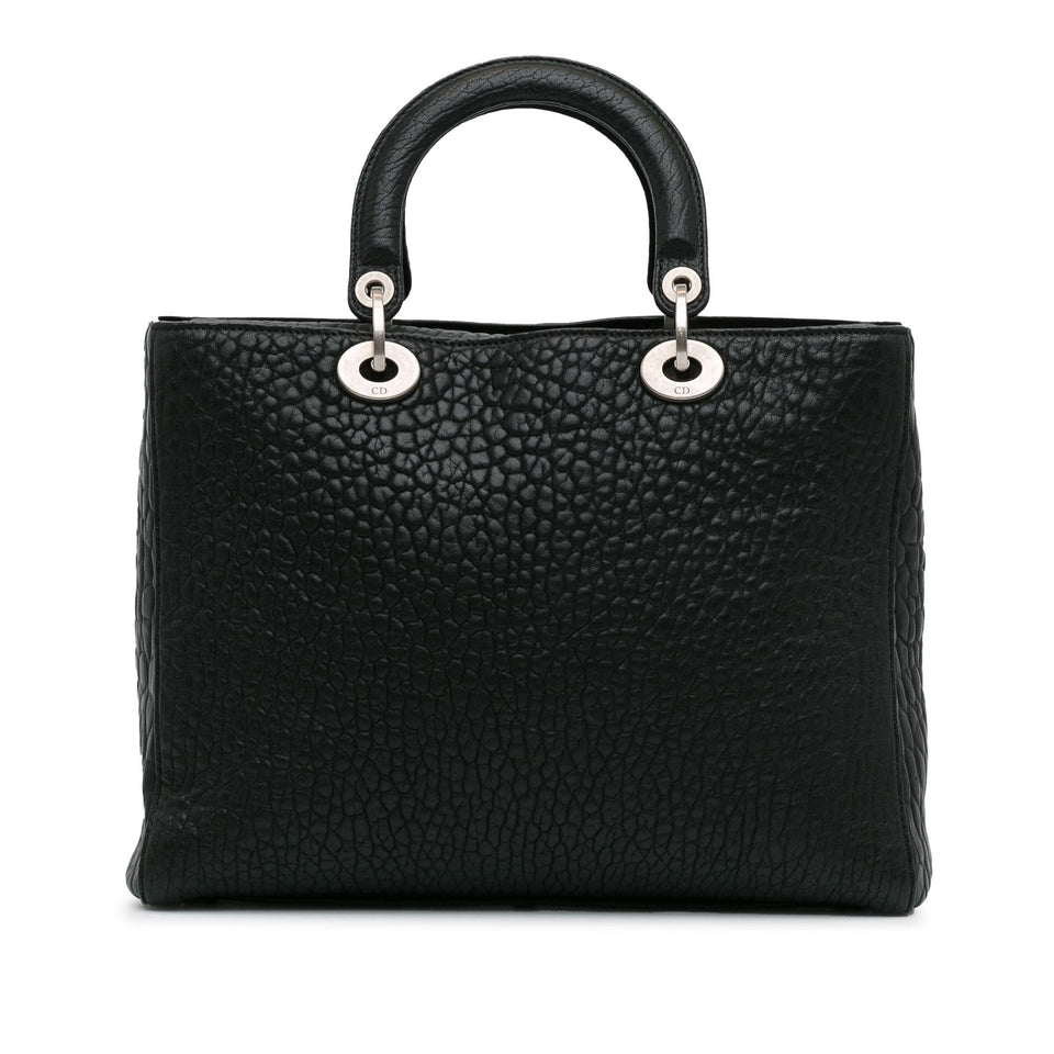 Dior Large Canyon Grained Lambskin Lady Dior (SHG-Obzds1)