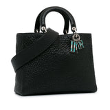 Dior Large Canyon Grained Lambskin Lady Dior (SHG-Obzds1)