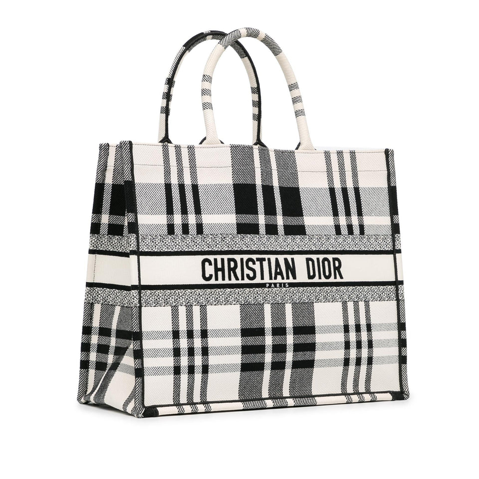 Dior Large Check'n'Dior Book Tote (SHG-ZkMe5m)