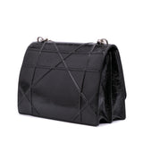 Dior Large Crackled Deerskin Diorama Satchel