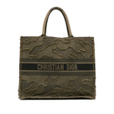 Dior Large Embroidered Canvas Camouflage Book Tote