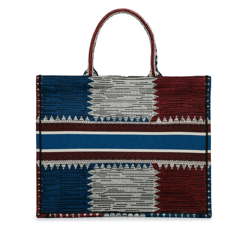 Dior Large French Flag Book Tote (SHG-vWHMYc)
