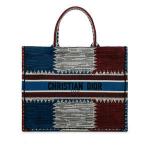 Dior Large French Flag Book Tote