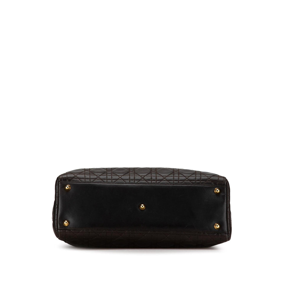 Dior Large Lambskin Cannage Lady Dior (SHG-cx7OVd)