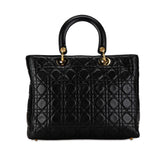 Dior Large Lambskin Cannage Lady Dior (SHG-sQptKF)