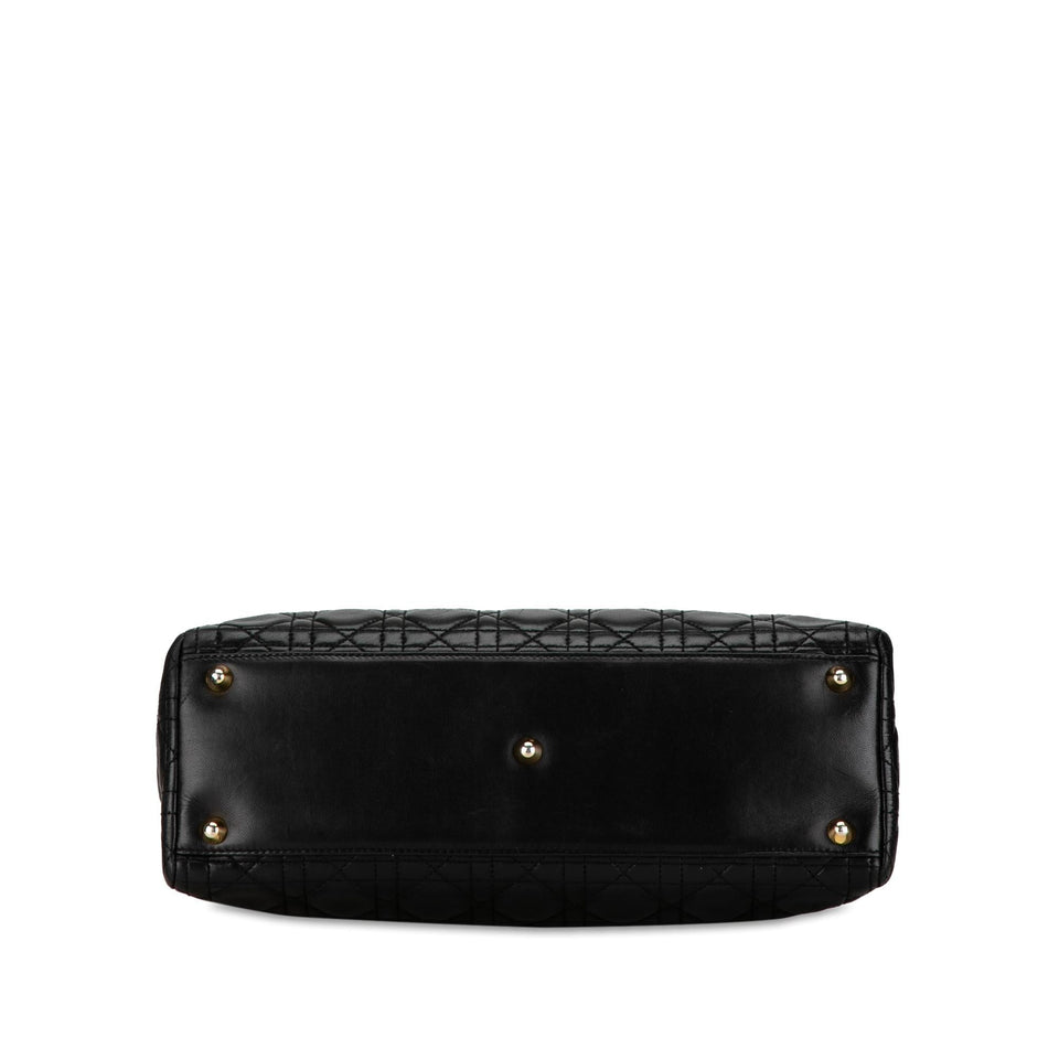 Dior Large Lambskin Cannage Lady Dior (SHG-sQptKF)