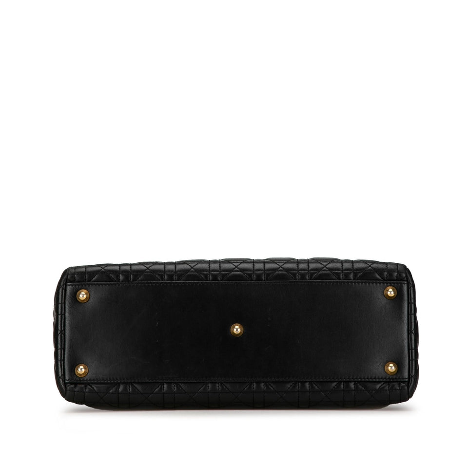 Dior Large Lambskin Cannage Lady Dior (SHG-3twUhI)