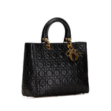 Dior Large Lambskin Cannage Lady Dior (SHG-04vEqj)