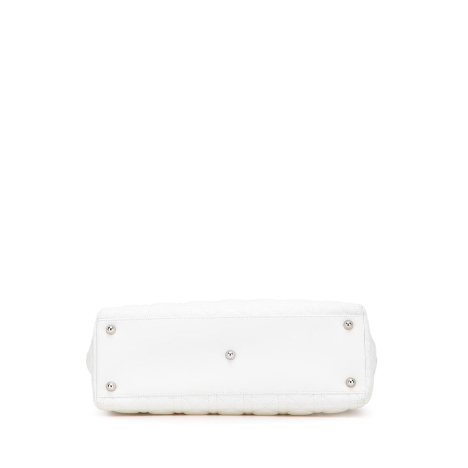 Dior Large Lambskin Cannage Lady Dior