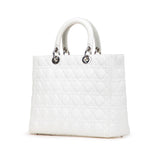 Dior Large Lambskin Cannage Lady Dior