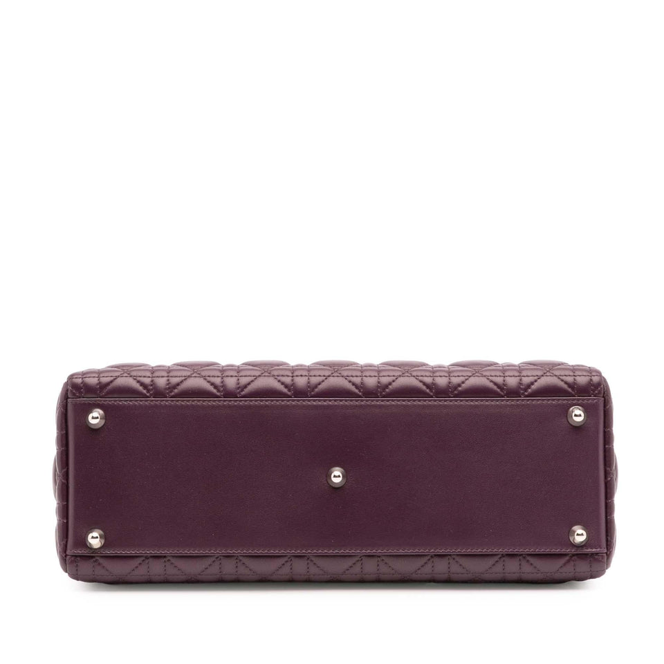 Dior Large Lambskin Cannage Lady Dior