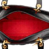 Dior Large Lambskin Cannage Lady Dior