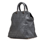 Dior Large Lambskin Cannage Polochon Granville Satchel