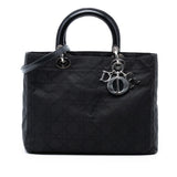 Dior Large Nylon Cannage Lady Dior