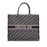 Dior Large Oblique Canvas Book Tote