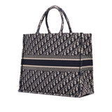 Dior Large Oblique Canvas Book Tote