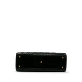 Dior Large Patent Cannage Lady Dior (SHG-WCWHTr)