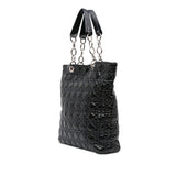 Dior Large Patent Cannage Soft Shopper Tote