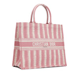 Dior Large Striped Book Tote