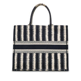 Dior Large Striped Book Tote