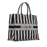 Dior Large Striped Book Tote