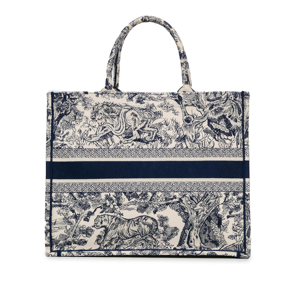 Dior Large Toile De Jouy Book Tote (SHG-P9XqZV)