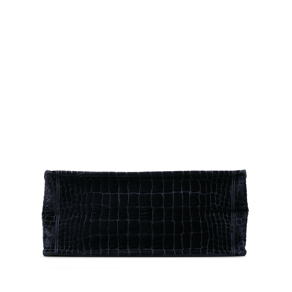 Dior Large Velvet Embossed Book Tote (SHG-zVJstJ)