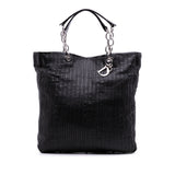 Dior Large Woven Lambskin Lady Dior Soft Shopping Tote
