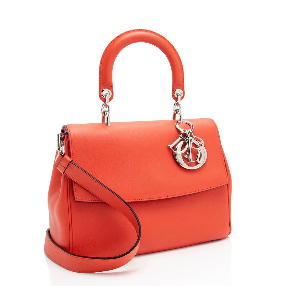 Dior Leather Be Dior Flap Small Top Handle