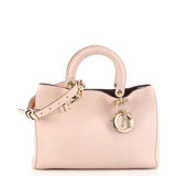 Dior GRAINED LEATHER MEDIUM DiorISSIMO TOTE BAG IN BLUSH PINK