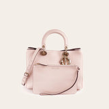 Dior GRAINED LEATHER MEDIUM DiorISSIMO TOTE BAG IN BLUSH PINK
