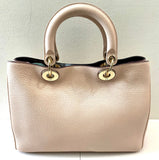 Dior GRAINED LEATHER MEDIUM DiorISSIMO TOTE BAG IN BLUSH PINK