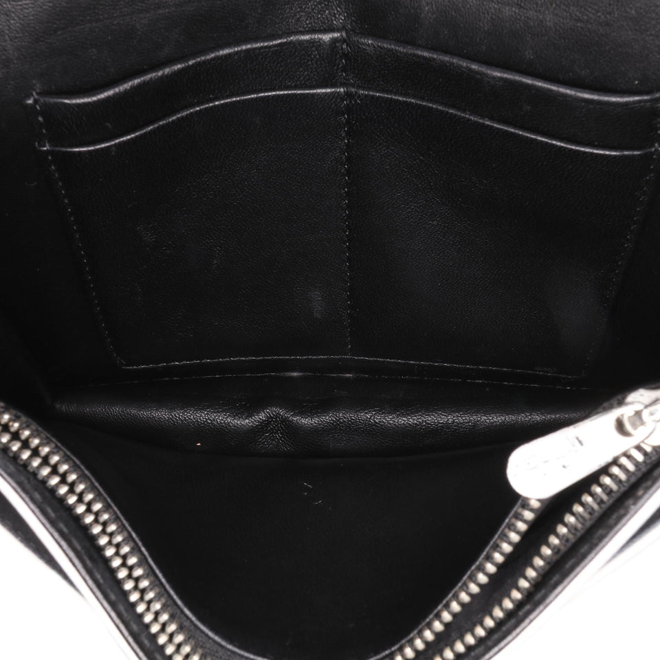 Dior Leather Patch Embellished Wallet on Chain