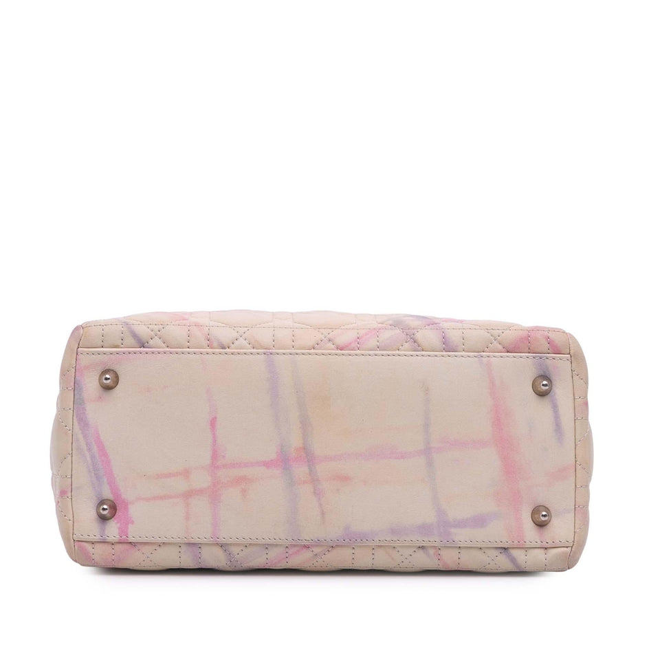 Dior Limited Edition Medium Lambskin Cannage Lady Dior