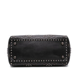 Dior Medium Calfskin Cannage Embossed Flower Studded Supple Lady Dior