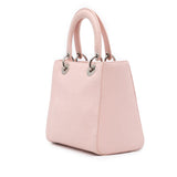 Dior Medium Calfskin Cannage Stitched Lady Dior