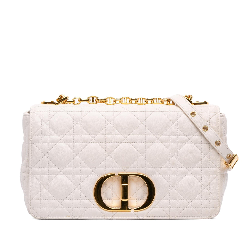 Dior Medium Calfskin Cannage Supple Caro Bag