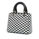 Dior Medium Calfskin Checkered Lady Dior