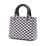 Dior Medium Calfskin Checkered Lady Dior