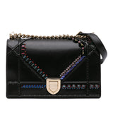 Dior Medium Calfskin Crystal Embroidered Diorama Flap