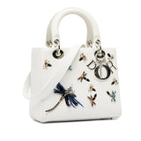Dior Medium Calfskin Dragonfly Embellished Lady Dior (SHG-XVLoP4)