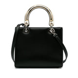 Dior Medium Calfskin Patch Embellished Lady Dior (SHG-YrHiNP)