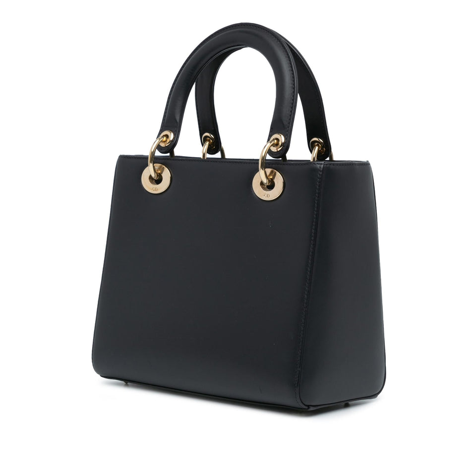 Dior Medium Calfskin Pockets Lady Dior (SHG-8Wnrer)