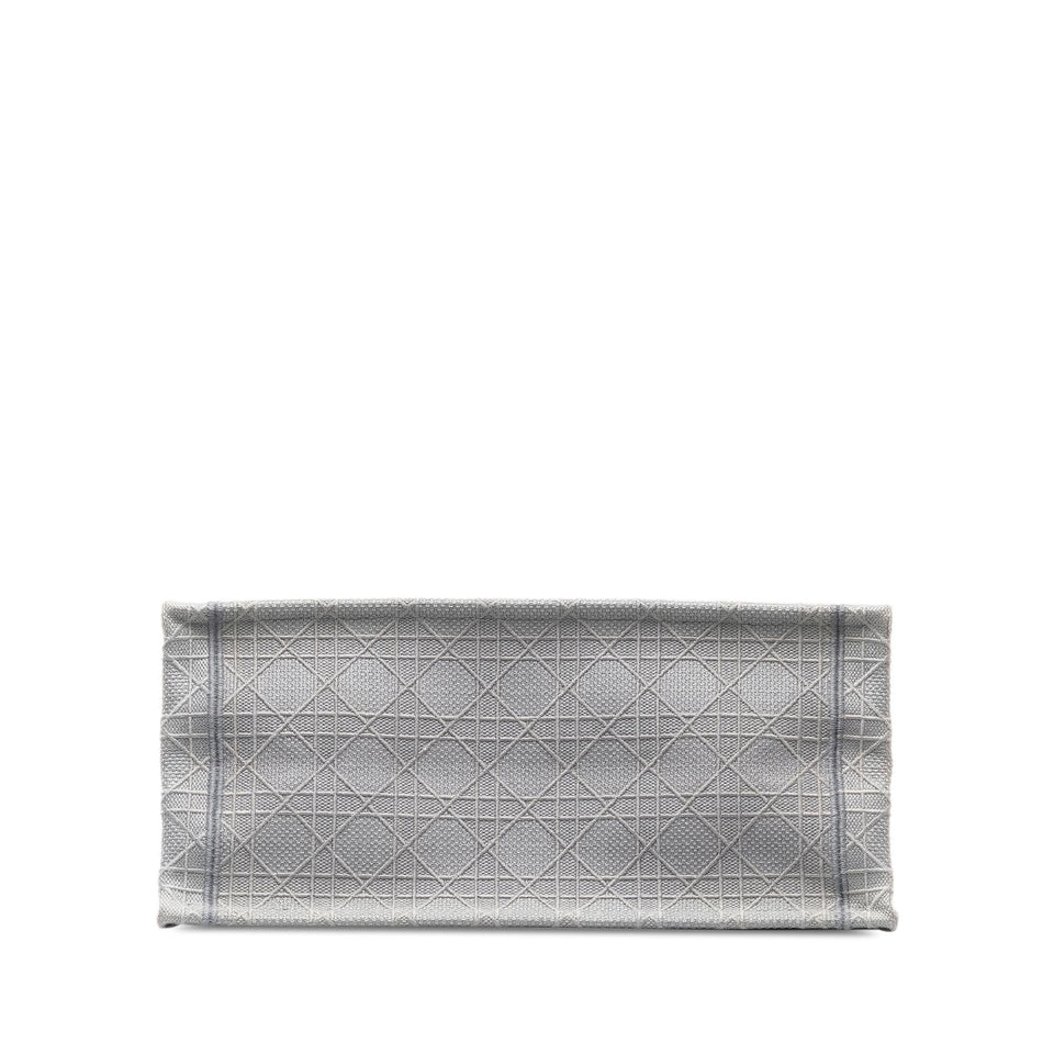Dior Medium Cannage Embroidered Book Tote (SHG-dwrZnB)