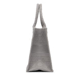 Dior Medium Cannage Embroidered Book Tote (SHG-8YiPXv)