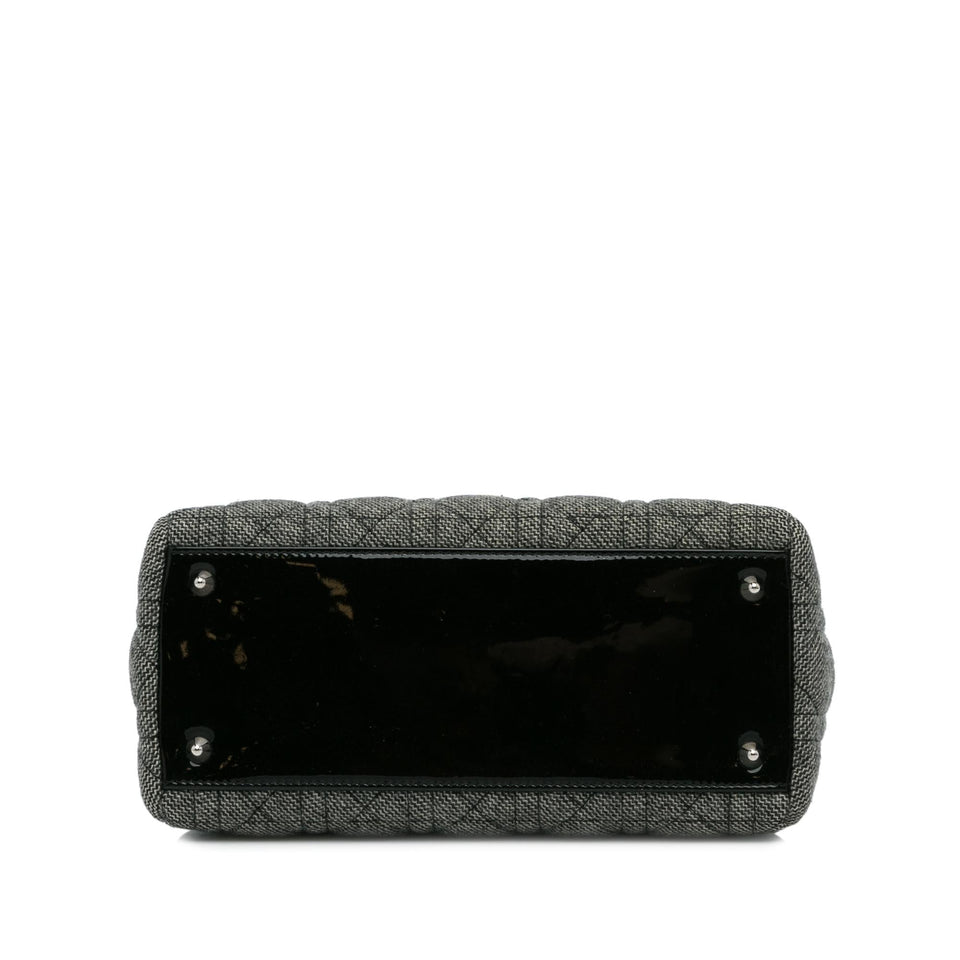 Dior Medium Cannage Tweed Lady Dior (SHG-7omg39)