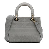Dior Medium Canvas Cannage Lady D Lite