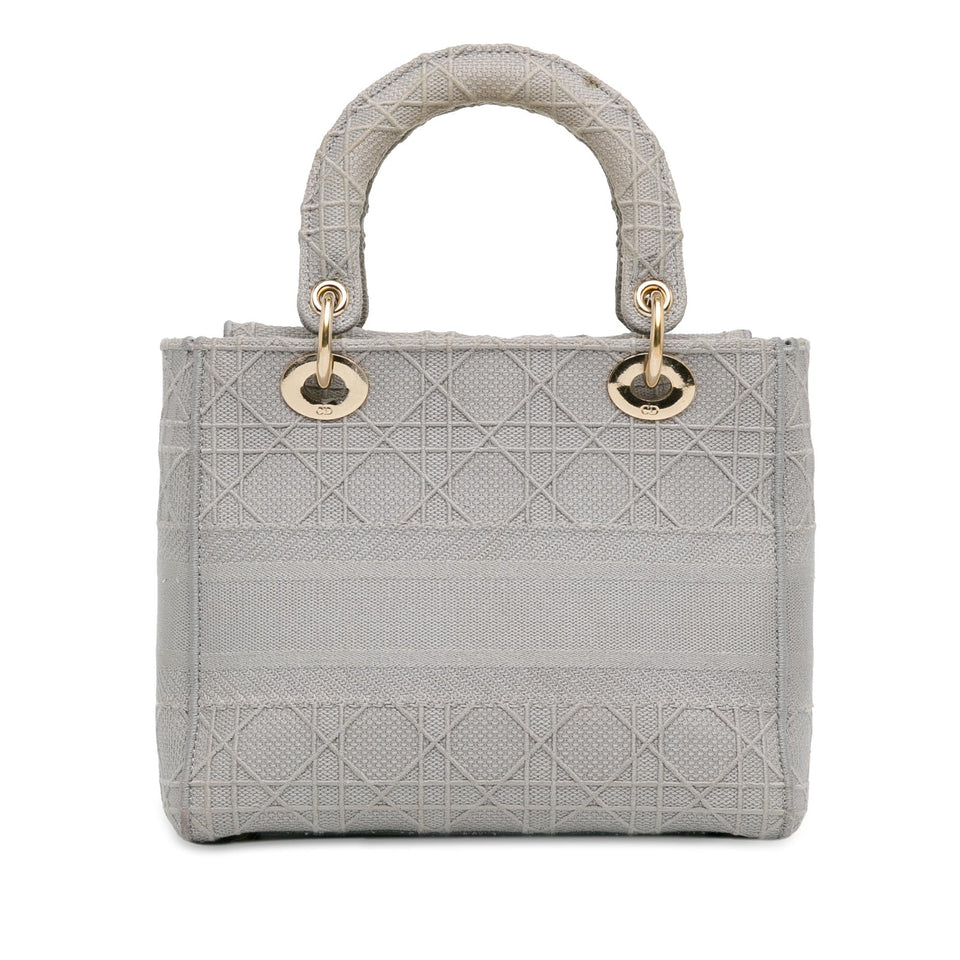 Dior Medium Canvas Cannage Lady D Lite