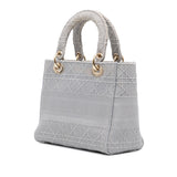 Dior Medium Canvas Cannage Lady D Lite
