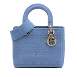 Dior Medium Canvas Cannage Lady D Lite